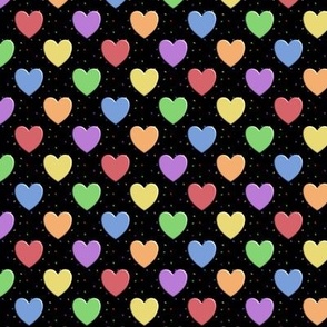 primary color hearts