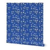 Musical Notes Blue