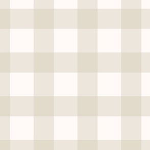 gingham wattle collection - beige