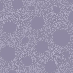 Purple Bubbly Dots medium scale