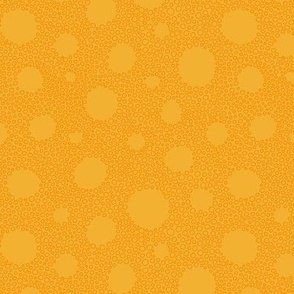 Orange Bubbly Dots small scale