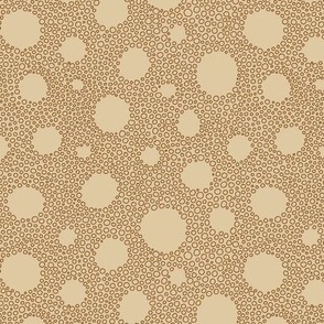 Brown Bubbly Dots small scale