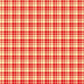 Red and Yellow Plaid Farmhouse Print