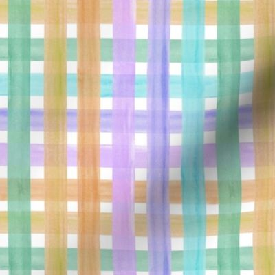 Pastel watercolour overlapping stripes