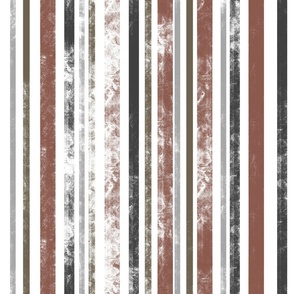 Boho distressed moody stripes