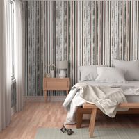 Boho distressed wood stripes