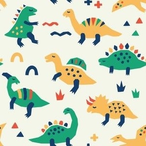 Paper cut dinosaur 