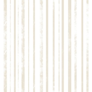 Boho distressed cream stripes