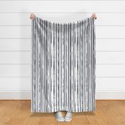 Boho distressed deep ocean stripes