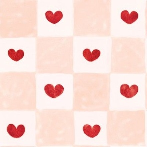 Valentine Hearts 8x8