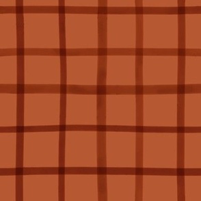 Chocolate Gingham 8x8