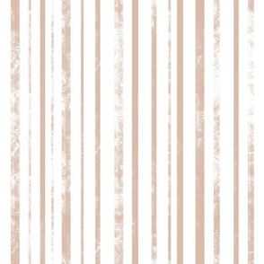 Boho distressed pink stripes