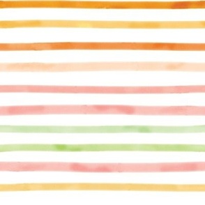 Watercolor Stripes 8x8