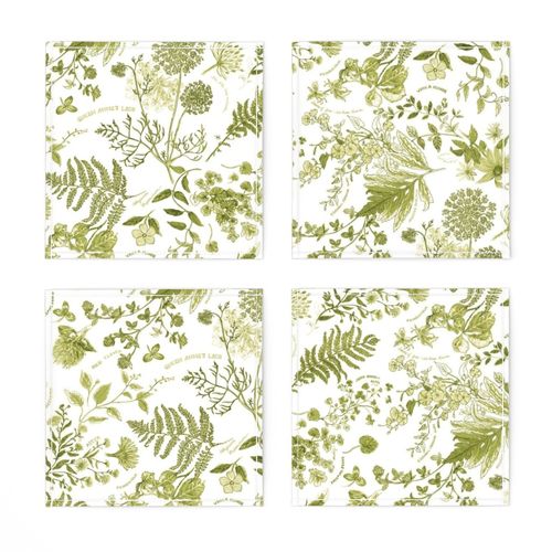 Back Roads Botanical in pale olive green