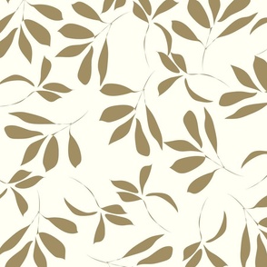 my-library-pattern-simple-leaves