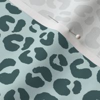 Jaguar Print Coordinate in Pine and Mint