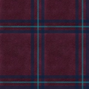 Noisy Plaid Maroon