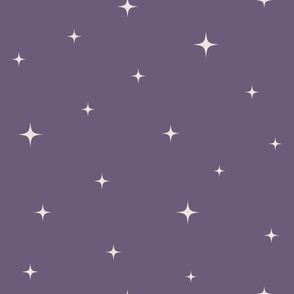 Simple Stars on Purple