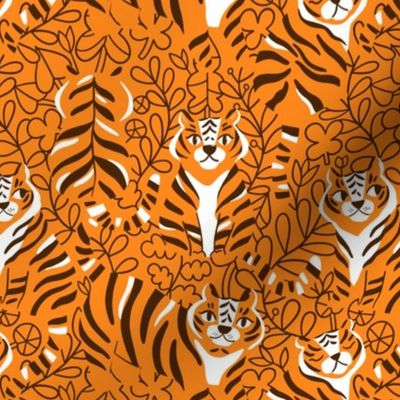 tigers-oranges