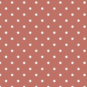 small polka dots on shade of red wild flower c07166 benjamin moore 