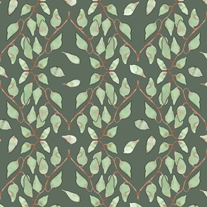 Eucalyptus Damask (MEDIUM SCALE)