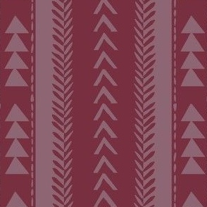 Garnet and Gold Triangle Hygee Stripe-02