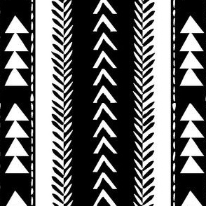Garnet and Black Triangle Hygee Stripe-03