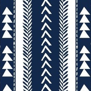 Light Blue and Navy Triangle Hygee Stripe-03