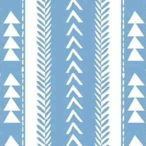 Light Blue and Navy Triangle Hygee Stripe-04