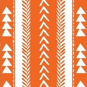 Navy and Orange Triangle Hygee Stripe-03