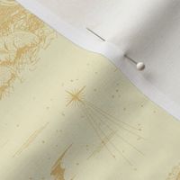 Gold and Cream Nativity Toile