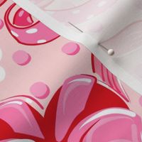 Valentine Hearts n’ Ribbons | Peach Punch Light