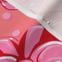 Valentine Hearts n’ Ribbons | Peach Punch Deep