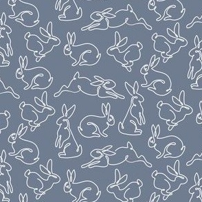 One Line Bunny Hops Slate XS