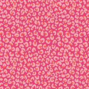  Pink leopard print Valentines