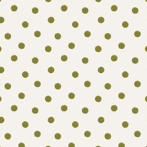 medium dots - pea green 