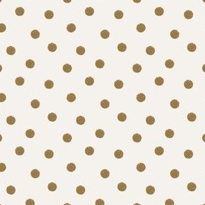 medium dots - dark gold