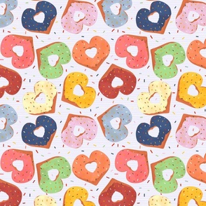 Valentine doughnuts donut heart gender neutral