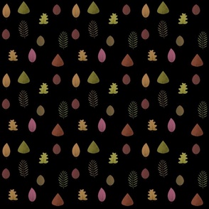 Mixed Leaves Pattern