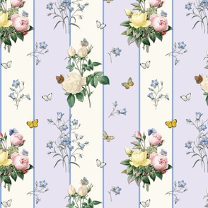 OXFORD STRIPE - ENGLISH GARDEN COLLECTION (LAVENDER)