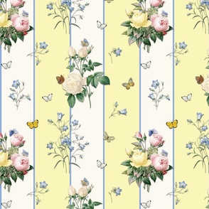 OXFORD STRIPE - ENGLISH GARDEN COLLECTION (LEMON)