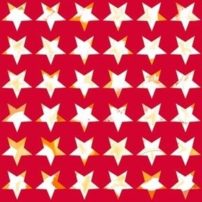 antique stars on patriotic red