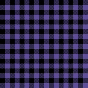 buffalo plaid purple 1"