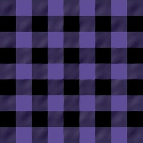 buffalo plaid purple 2"