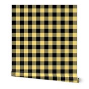 buffalo plaid sunshine yellow 2"