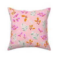 Holiday Foliage Pattern Nº1 Pink - M