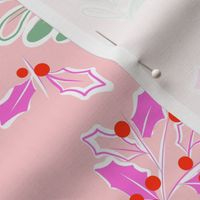 Holiday Foliage Pattern Nº1 Pink - M