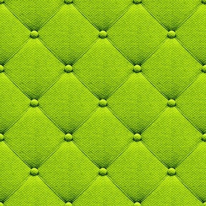 Retro 90s neon green buttons upholstery