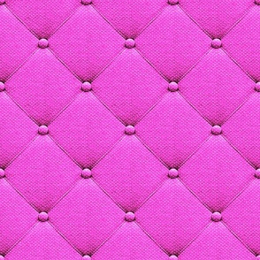 Retro 90s neon pink buttons upholstery fabric