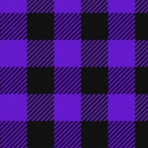 Purple Buffalo Check Plaid